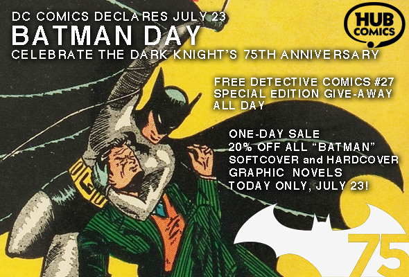 Hub Comics Batman 75 anniversary