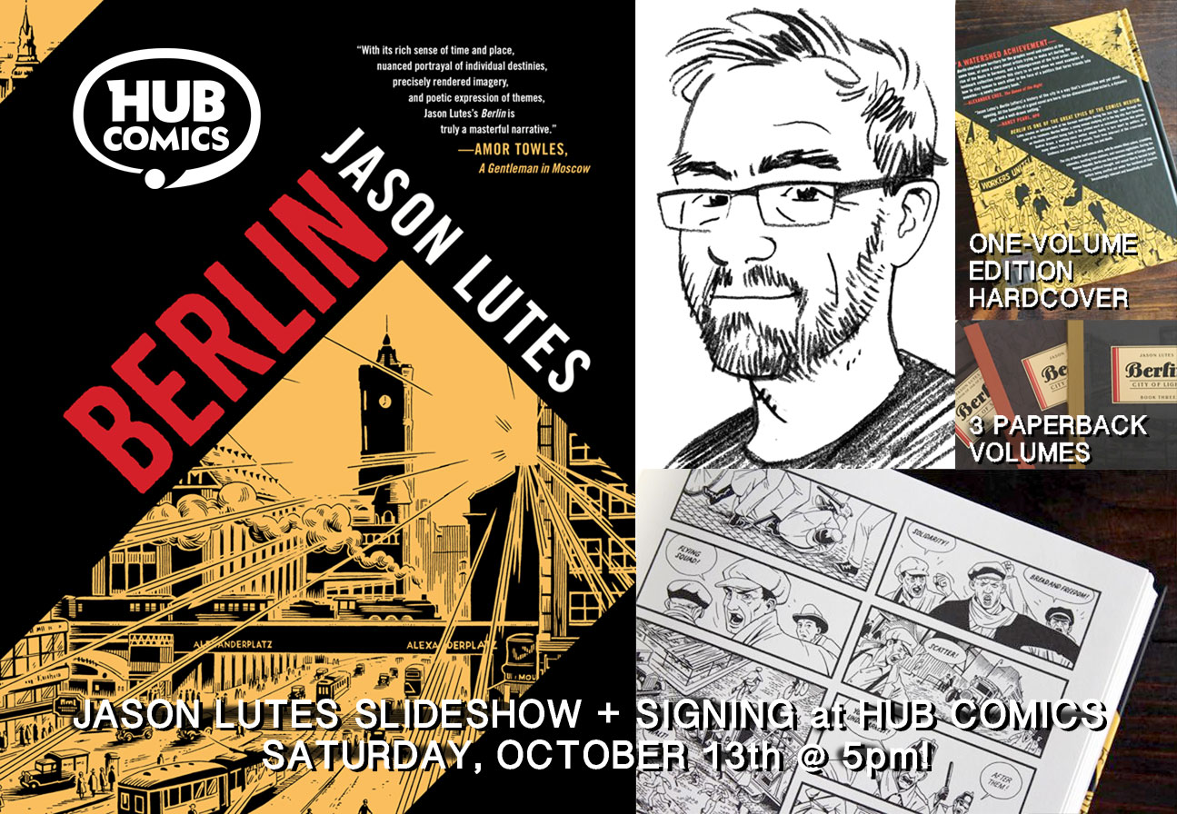 Jason Lutes BERLIN tour Hub Comics