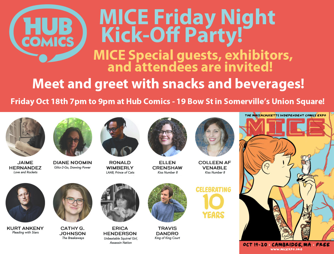 Hub Comics MICE party 2019_
